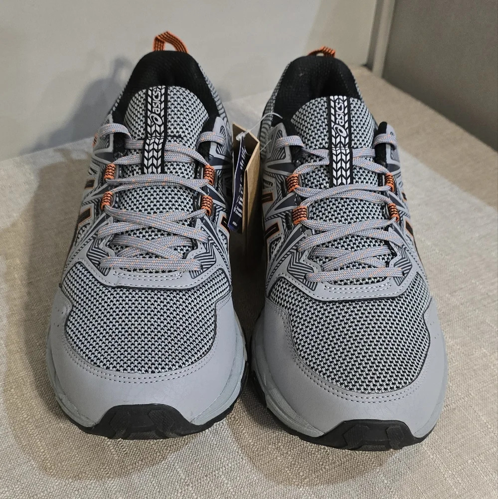 Asics Gel-Venture 8 Mens 9 Extra Wide 4E NEW Sheetrock/Habanero - Picture 3 of 6